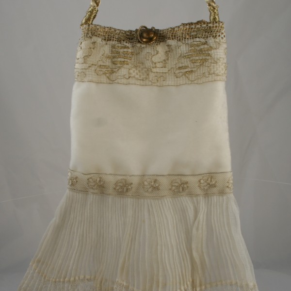 Wedding Handbag of Antique French Lace