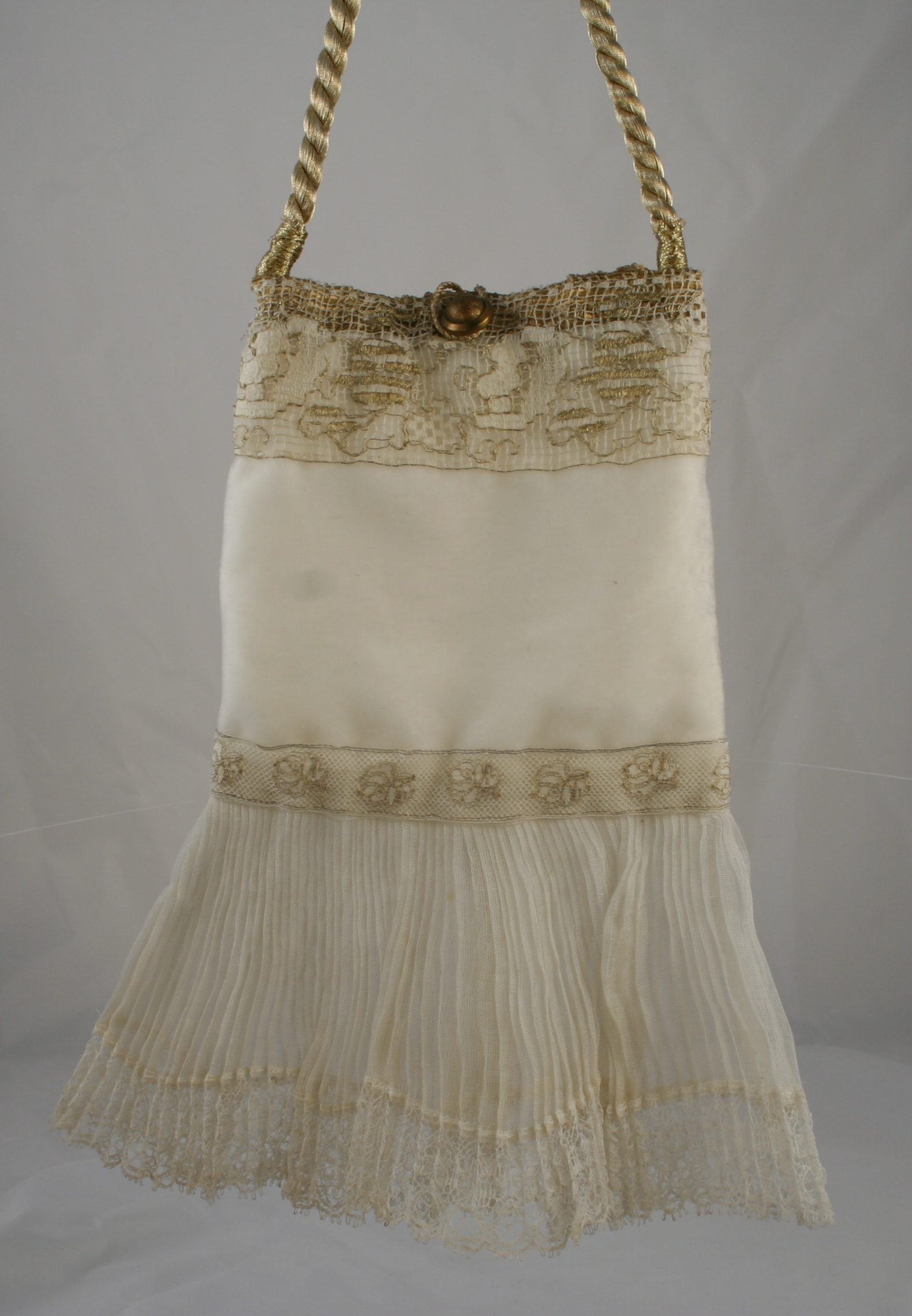 Wedding Handbag of Antique French Lace