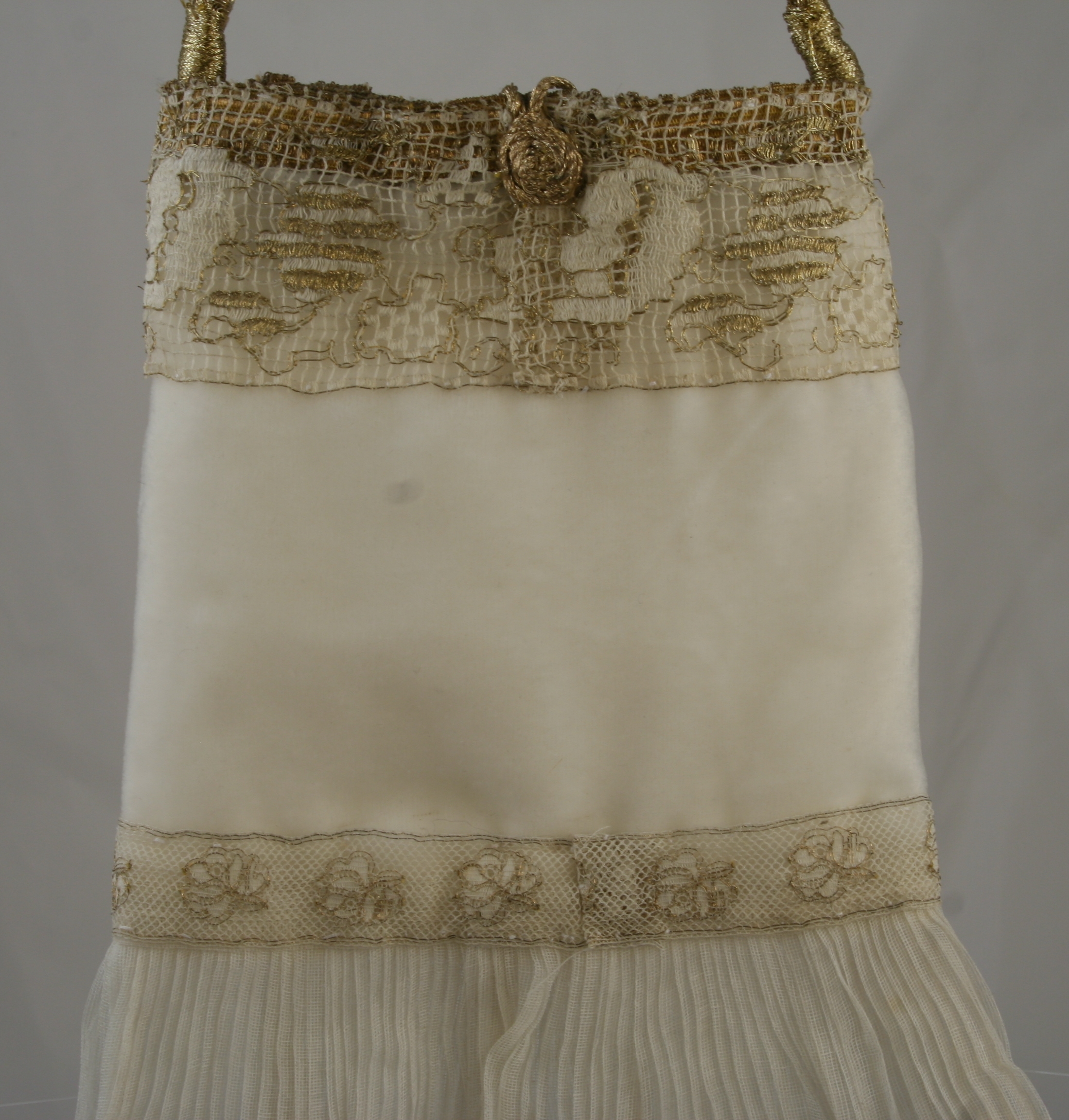 Wedding Handbag of Antique French Lace - Image 3
