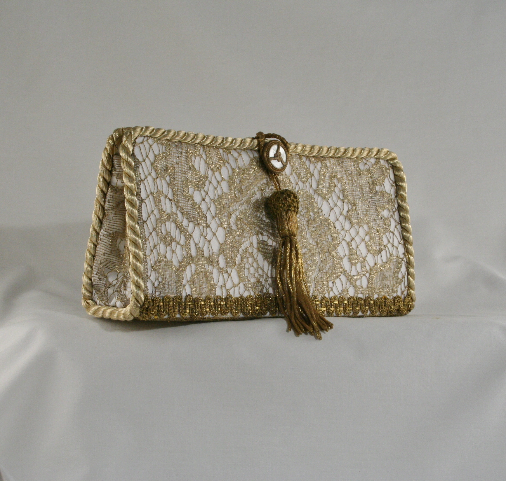 Antique Lace Wedding Clutch