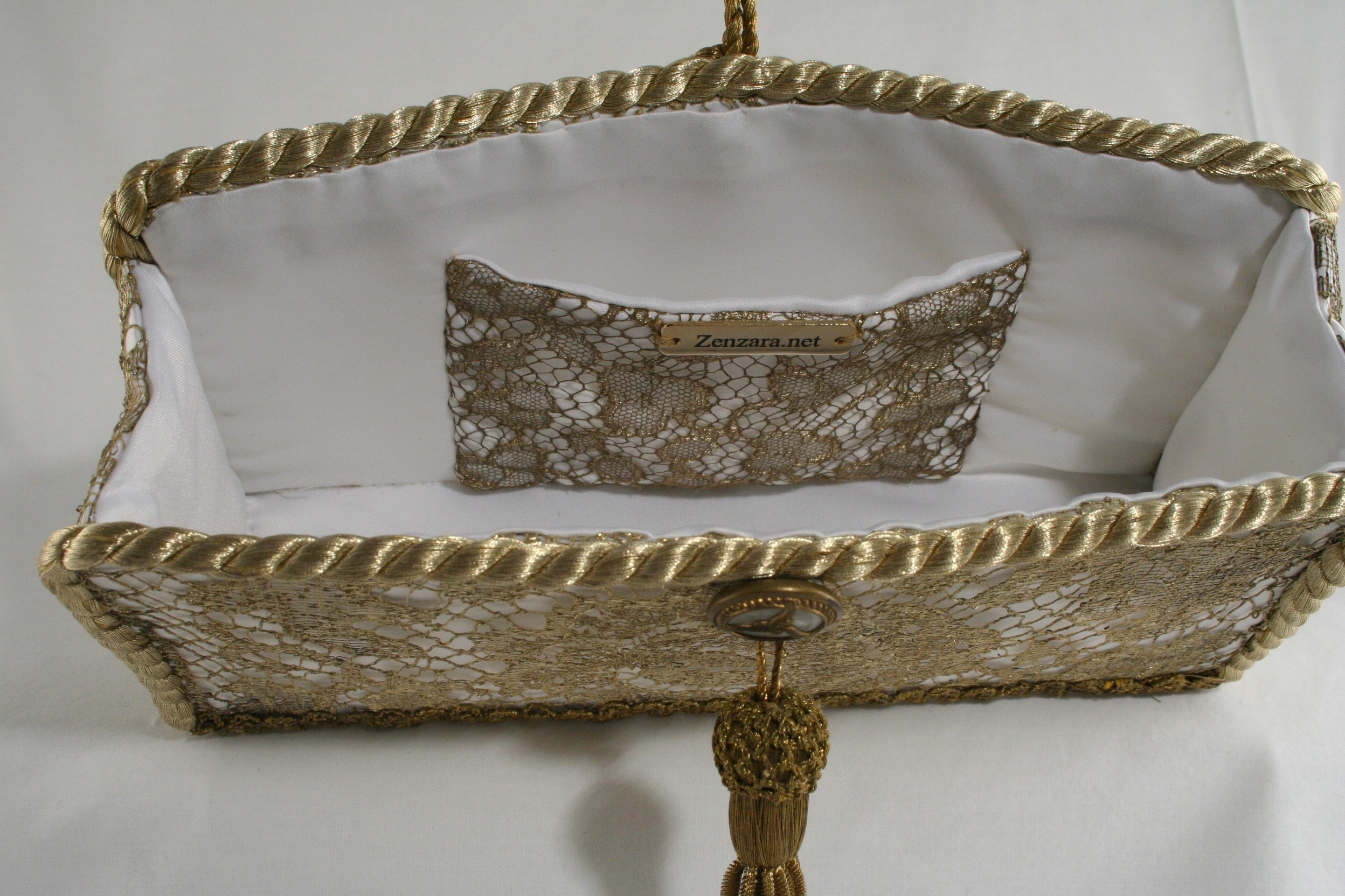 Antique Lace Wedding Clutch - Image 9