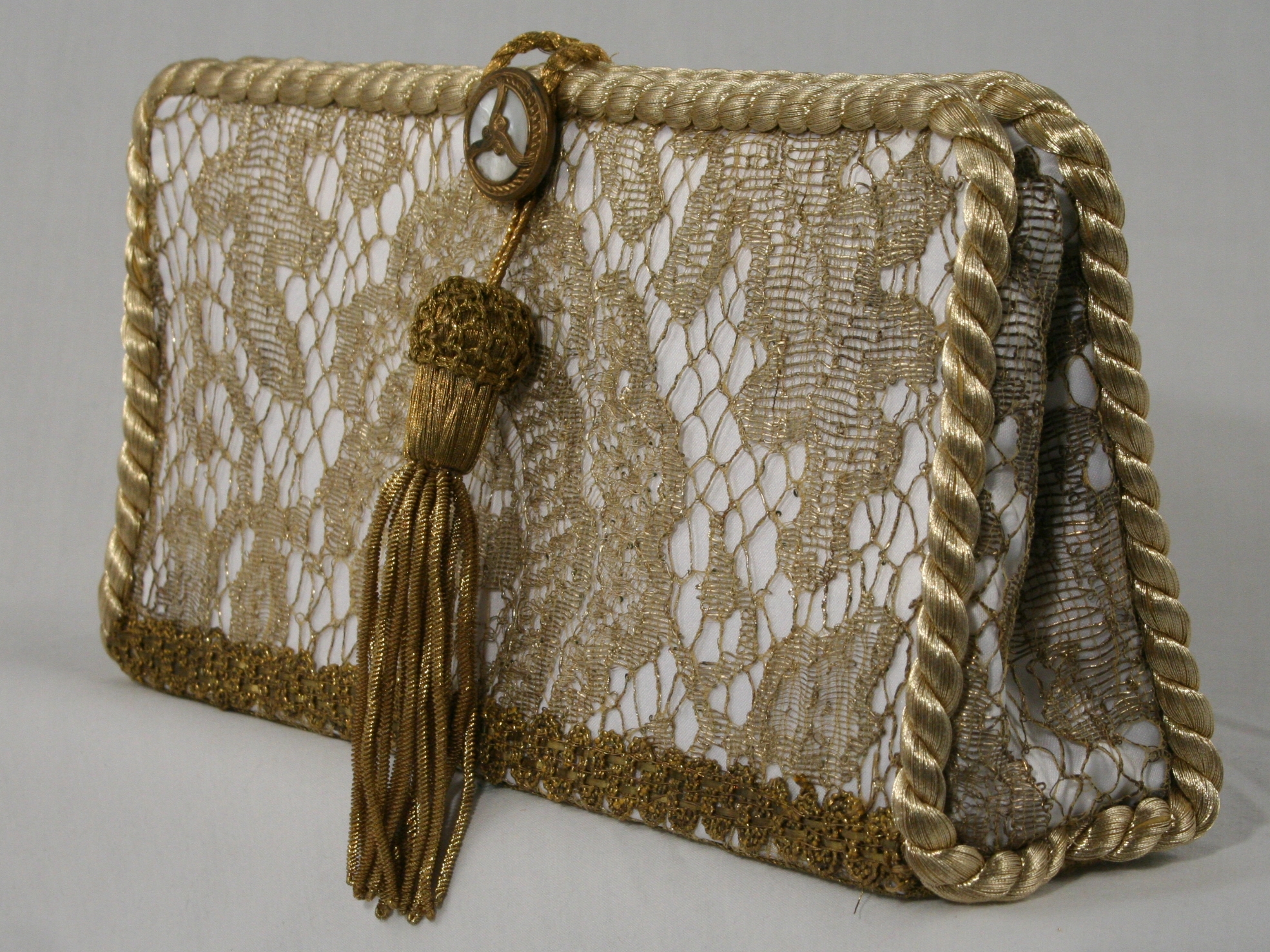Antique Lace Wedding Clutch - Image 8