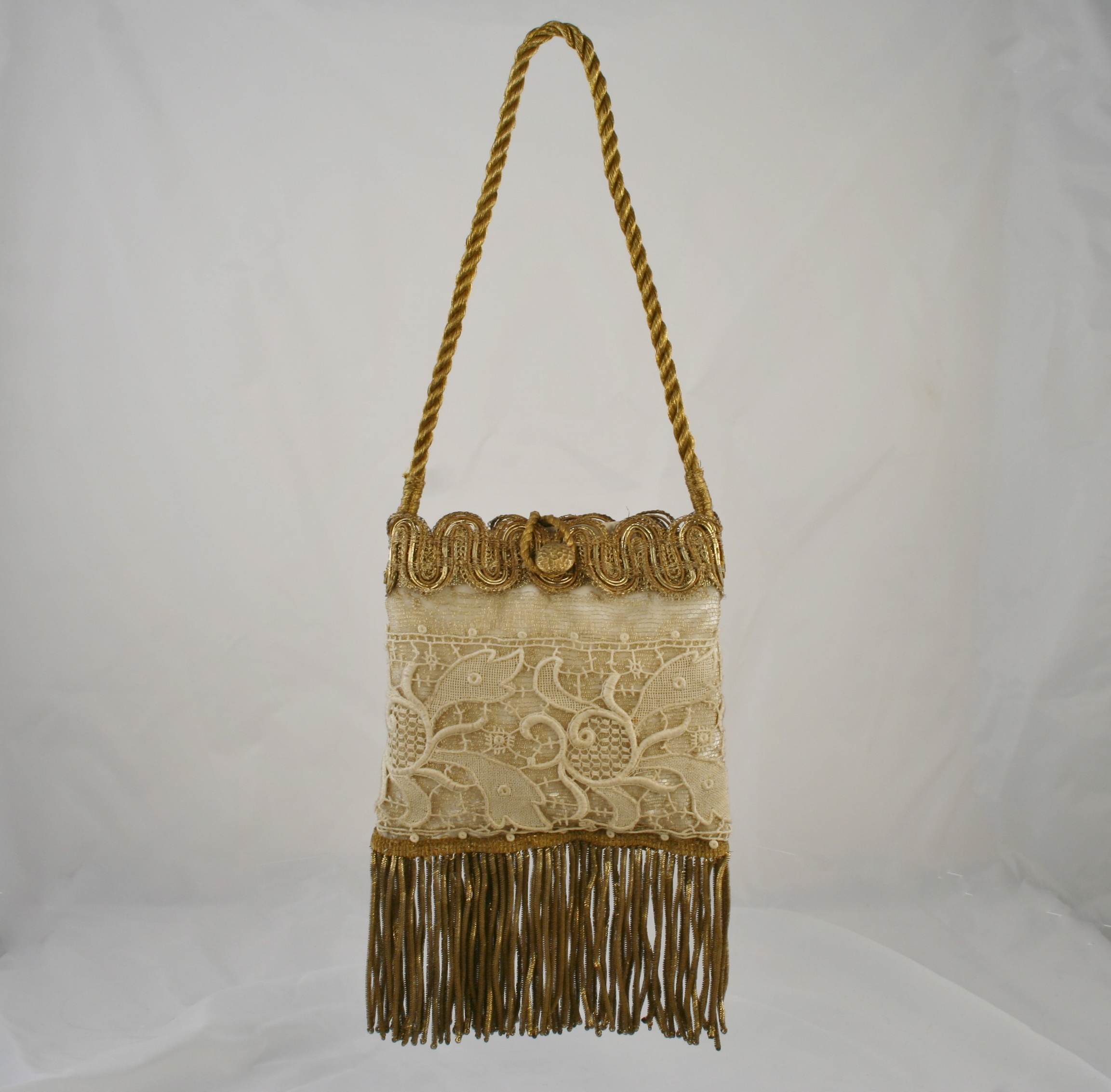 French Antique Bridal Poche - Image 11