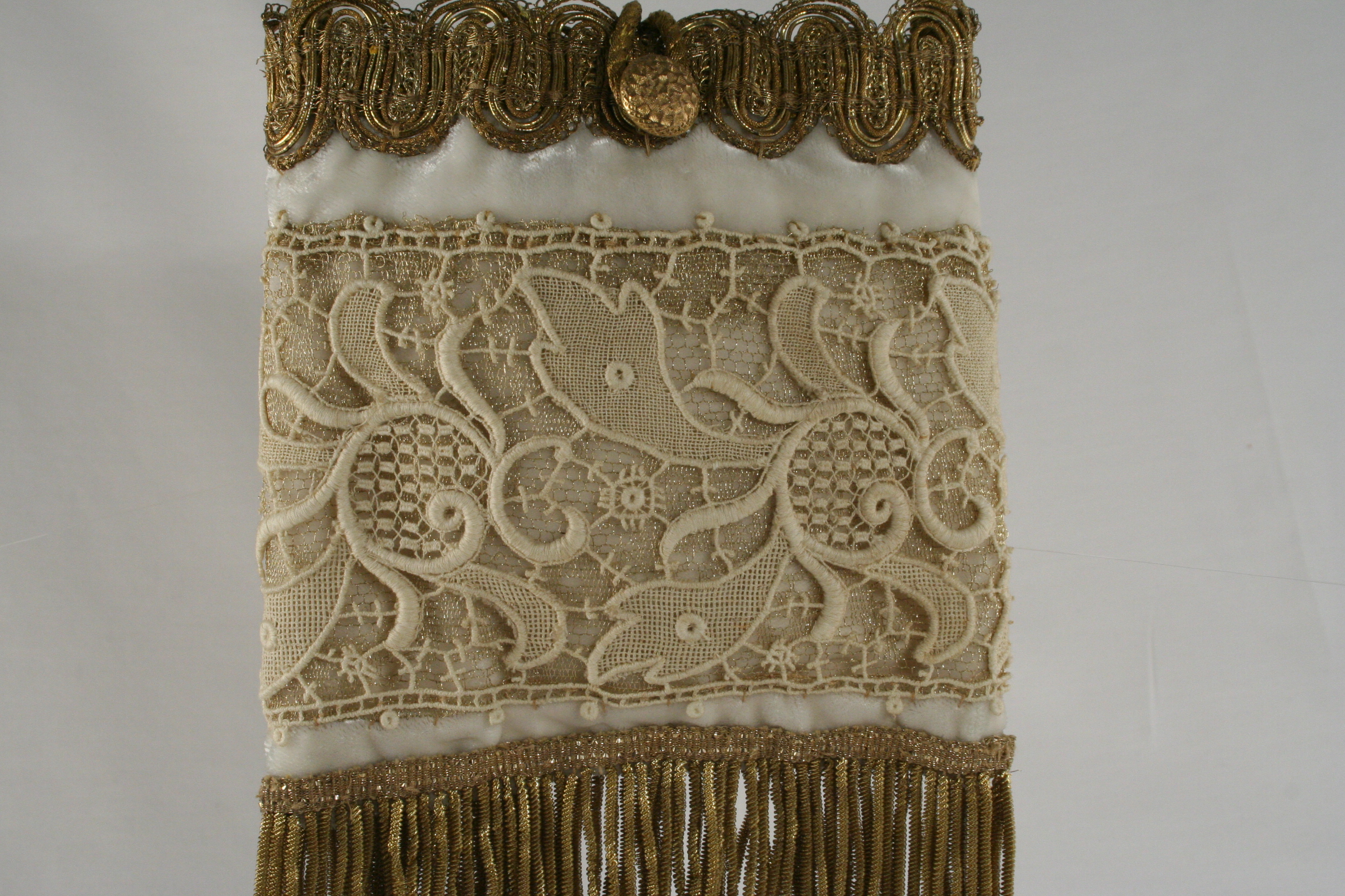 French Antique Bridal Poche - Image 3