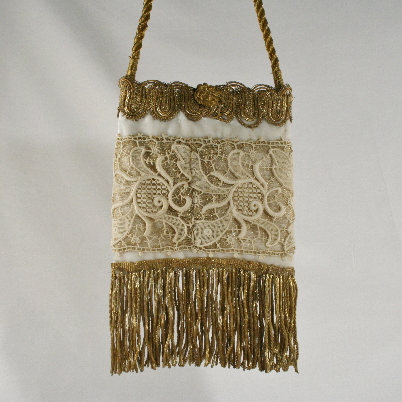 French Antique Bridal Poche - Image 2