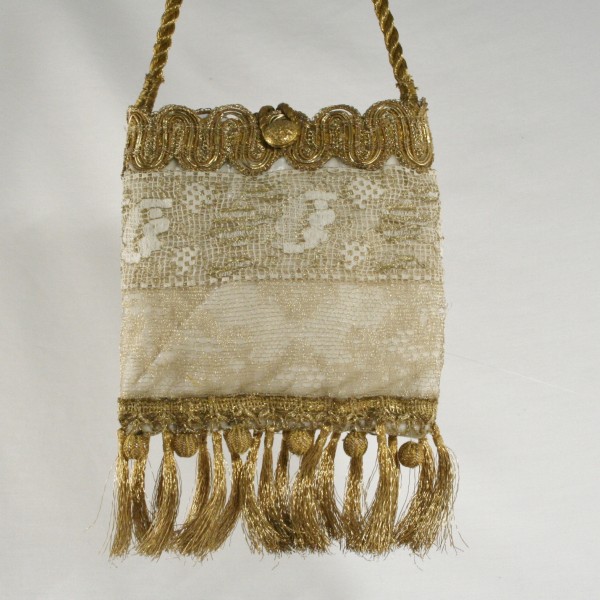 Delicate Antique Lace Wedding Poche