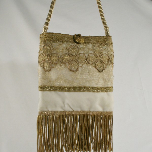 Antique Clover Lace Wedding Handbag