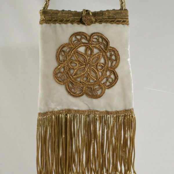 Fringed Antique Wedding Poche