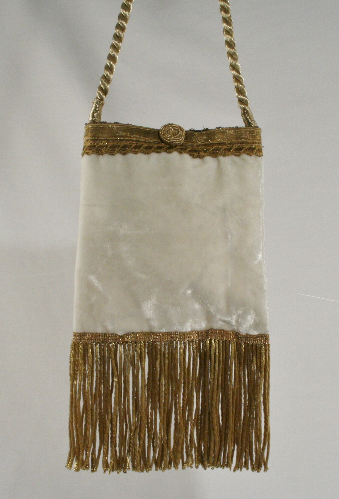 Fringed Antique Wedding Poche - Image 2