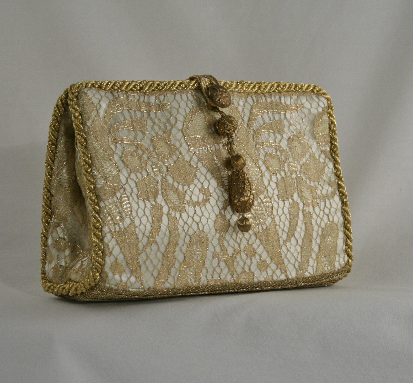 Delicate Antique Lace Wedding Clutch