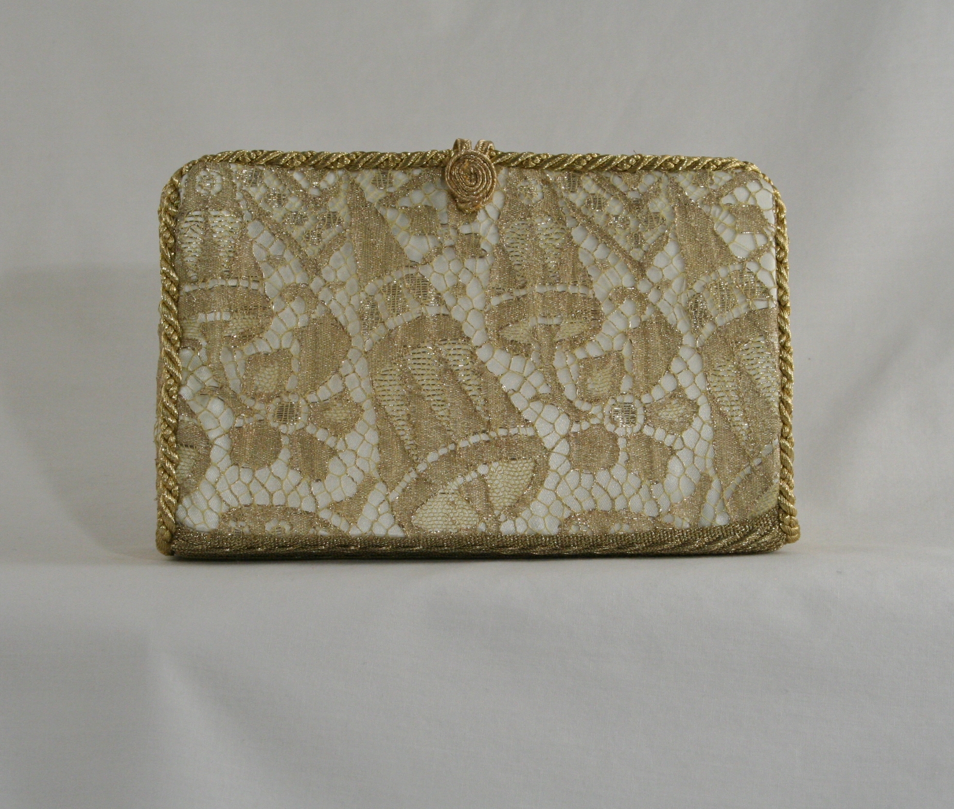 Delicate Antique Lace Wedding Clutch - Image 5
