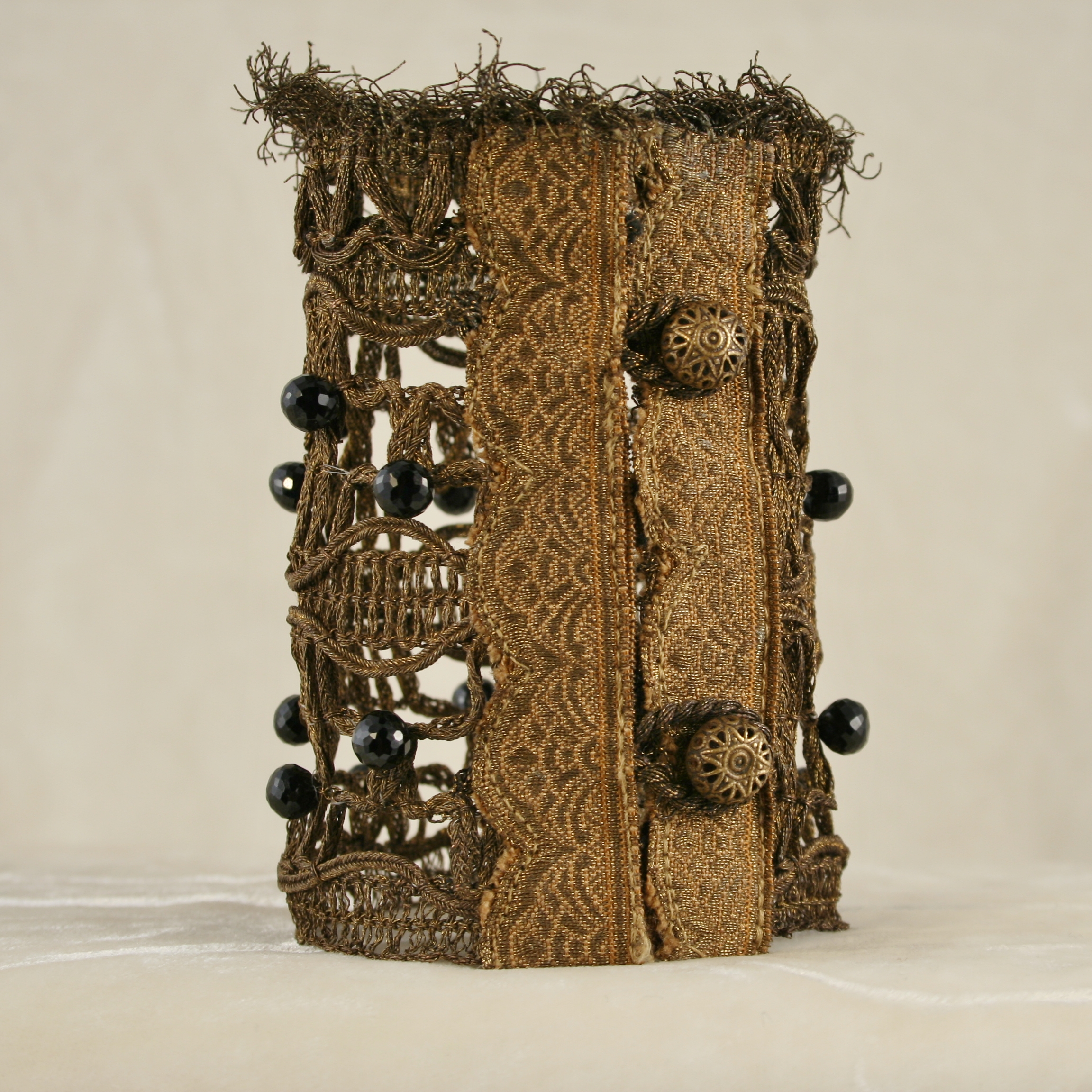 Wide Black Spinel Cuff - Image 3