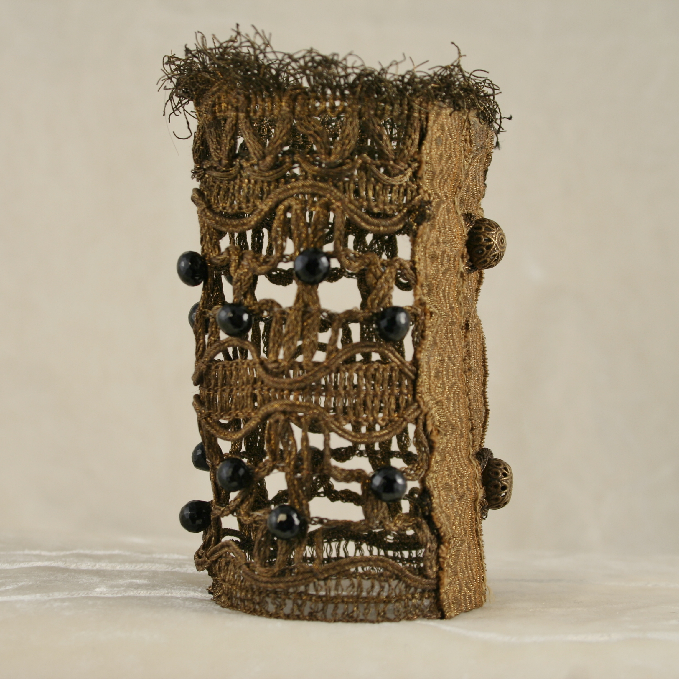 Wide Black Spinel Cuff - Image 2