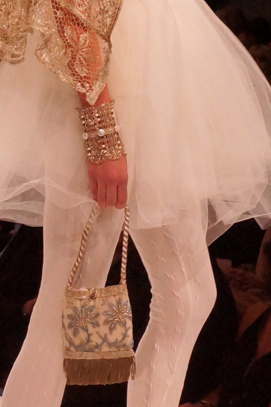 One-of-a-kind Pearl Wedding Cuff - Image 2
