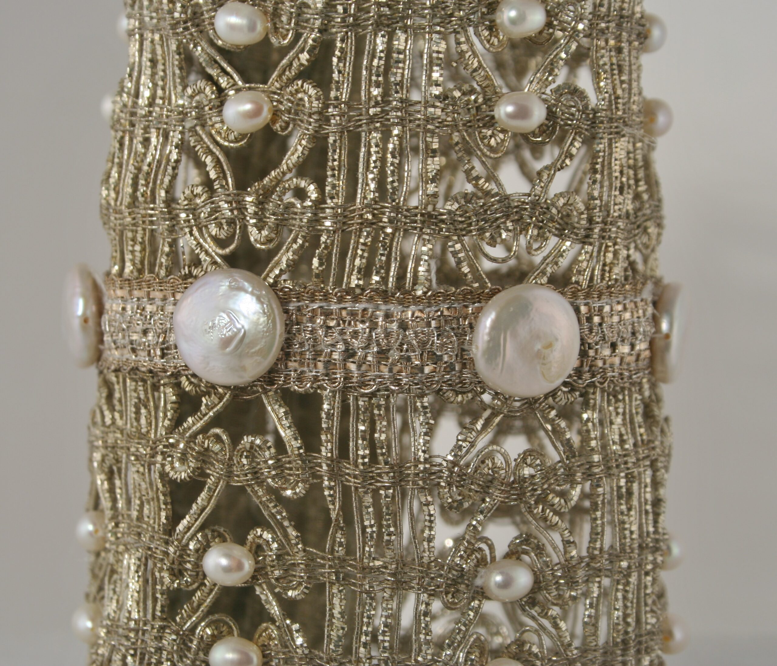 One-of-a-kind Pearl Wedding Cuff - Image 3