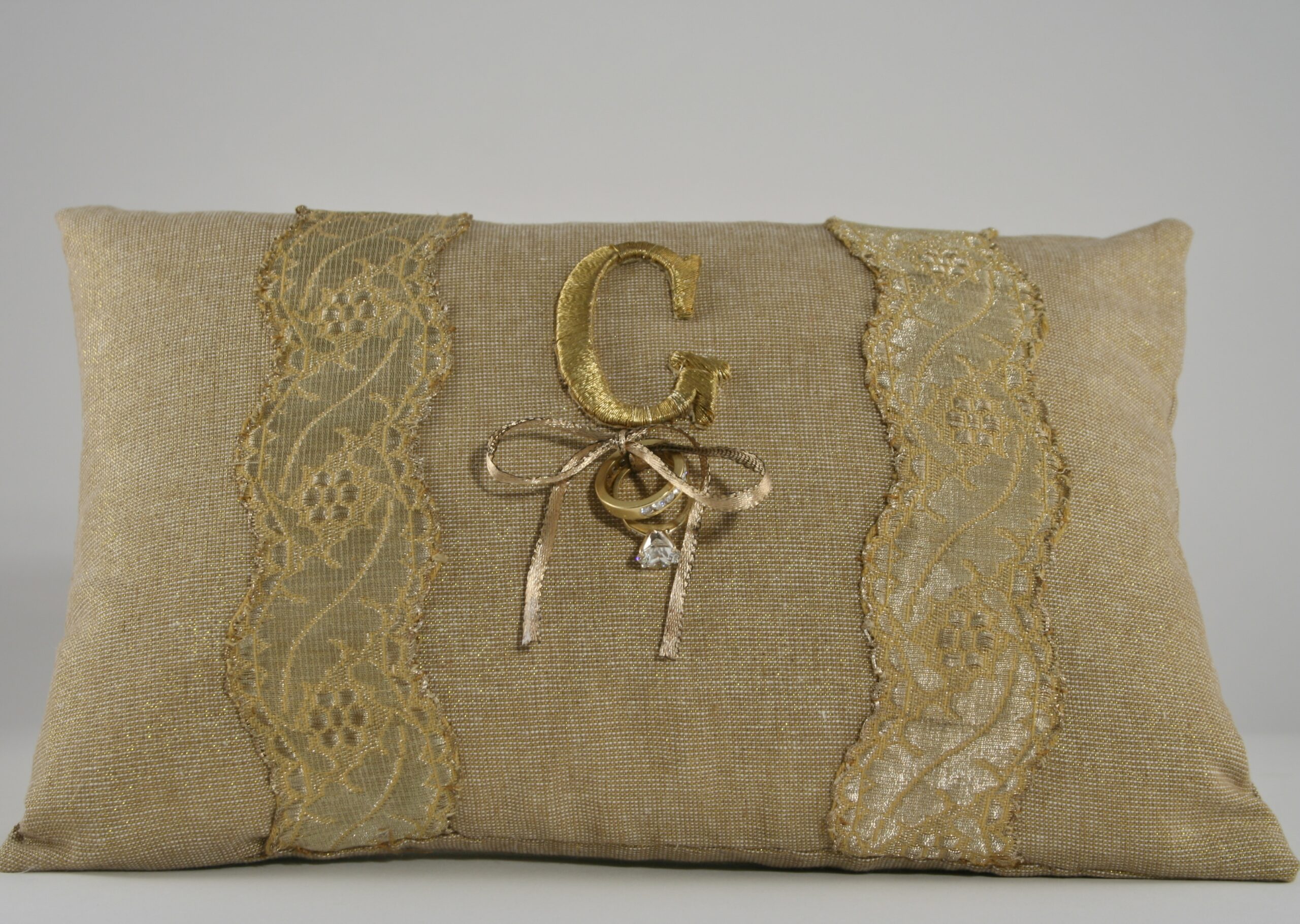 Ring Bearer's Pillow in Silver - Image 5