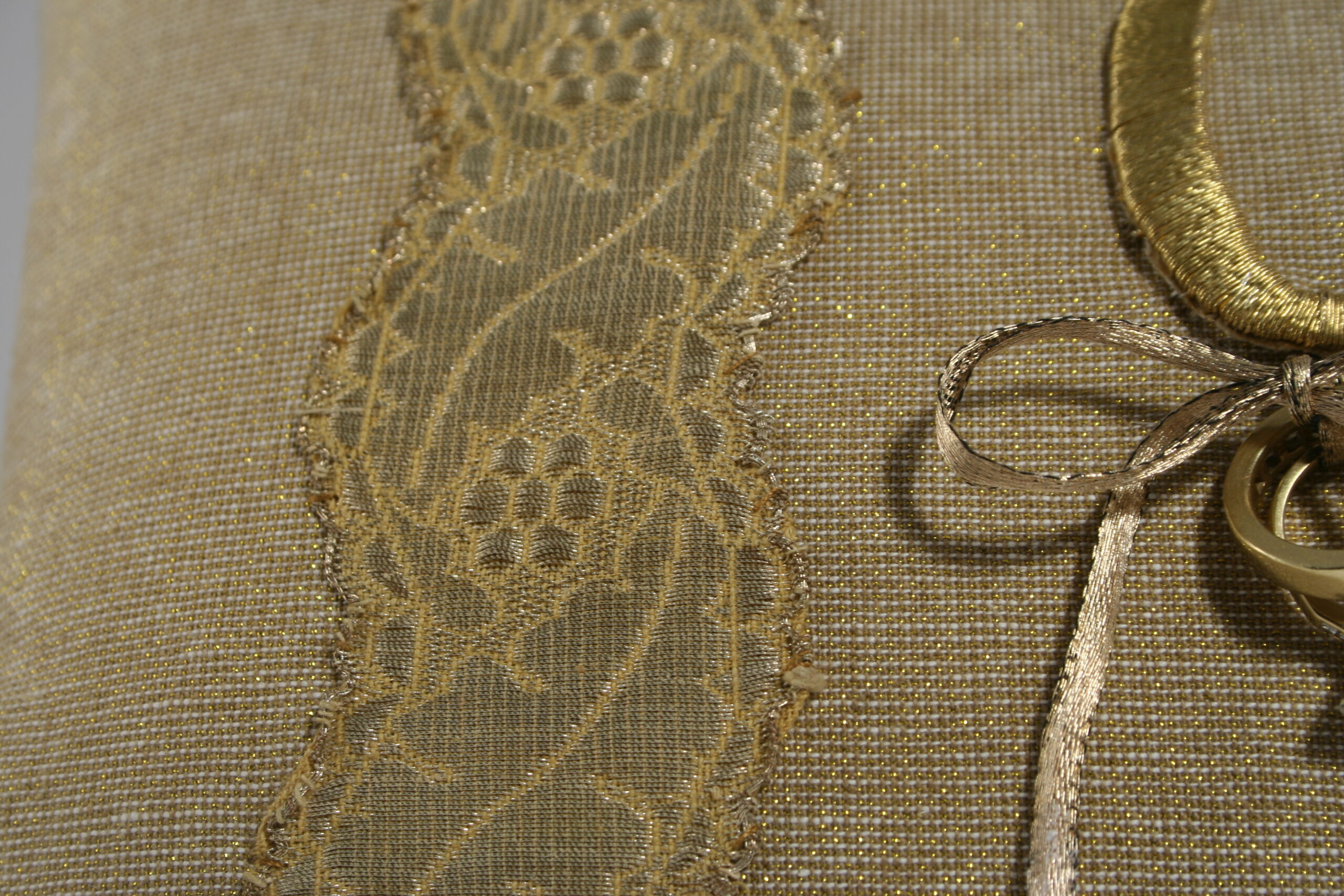Ring Bearer's Pillow in Gold - Image 2