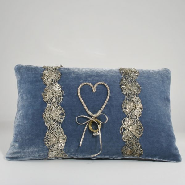 Ring Bearer's Pillow in Silver